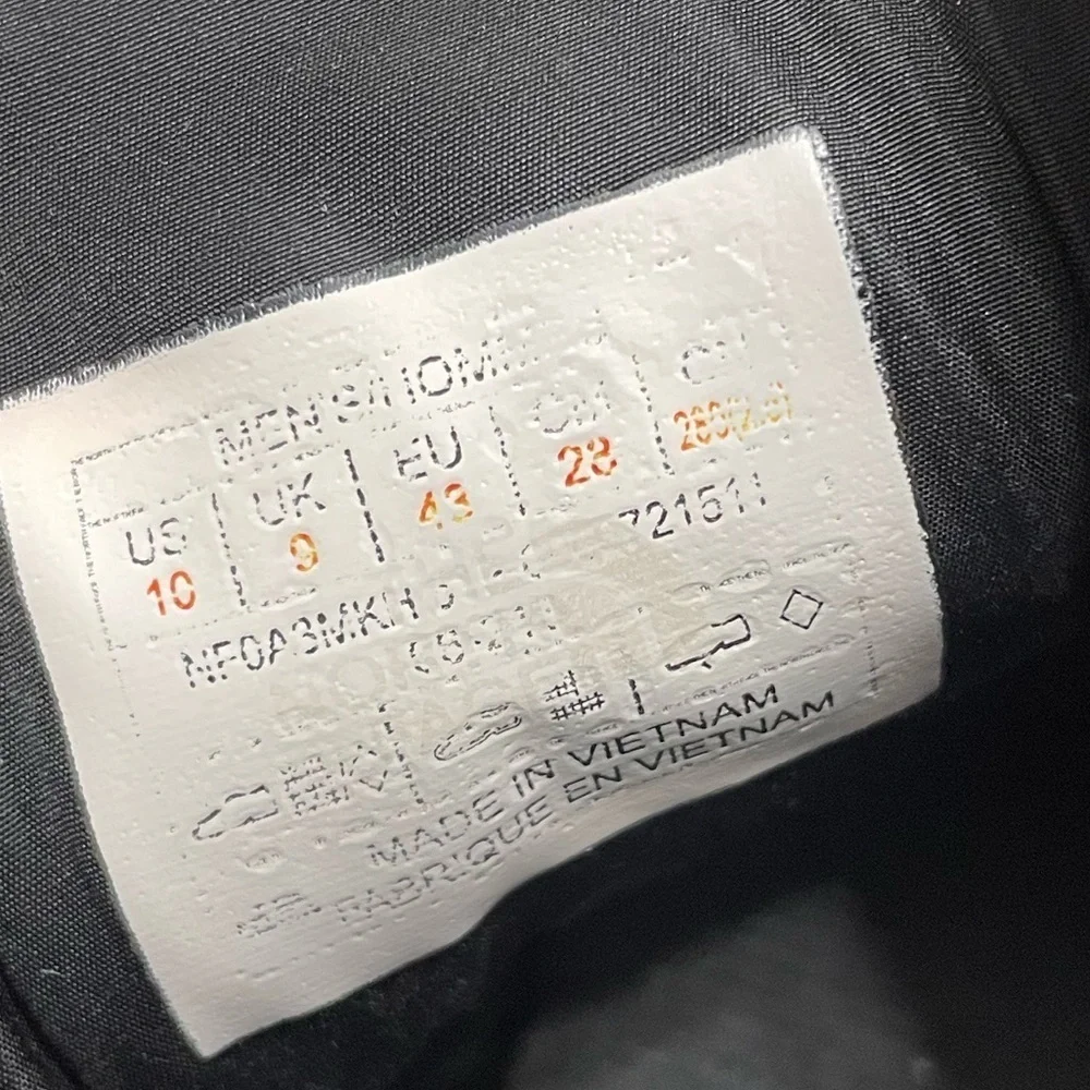 The North Face NWT Thermoball Traction Bootie All Over Print Logo Mens 10